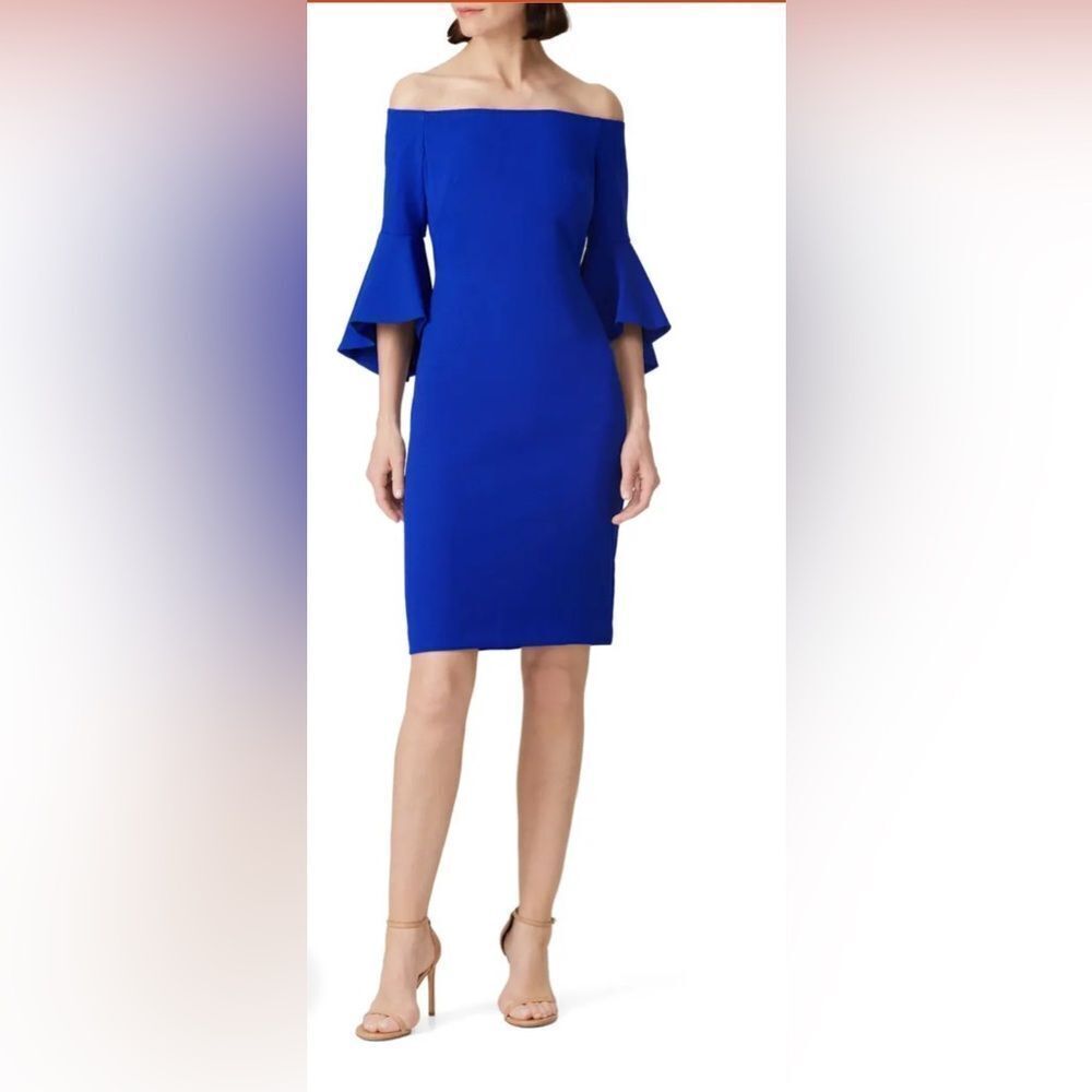 Chelsea28 Ruffle Off The Shoulder Dress Size 0